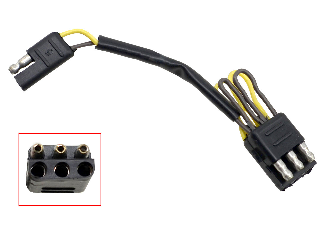 SP1 SM - 01609 12V 2 - Prong to 6 - Prong Accessory Adapter for Arctic Cats - Kelly Motorsports