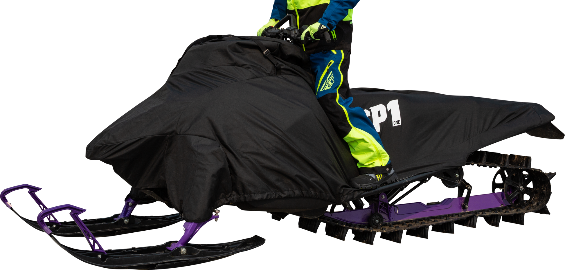 SP1 Snowmobile Cover Easy Load for Polaris 600 and 800 Rush Models - Custom Fit with Reinforced Stress Points - Kelly Motorsports