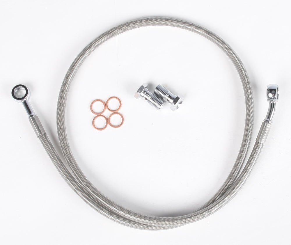 Streamline Universal Braided Stainless Steel Brake Line w/Banjo Fittings - Kelly Motorsports