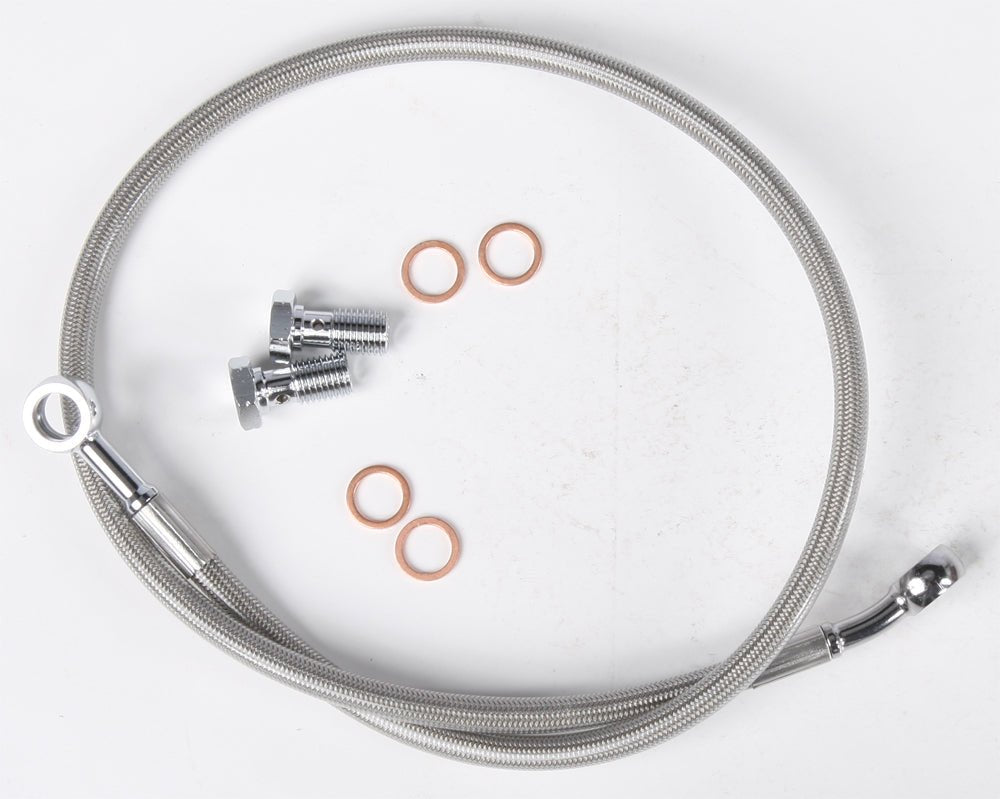 Streamline Universal Braided Stainless Steel Brake Line w/Banjo Fittings - Kelly Motorsports