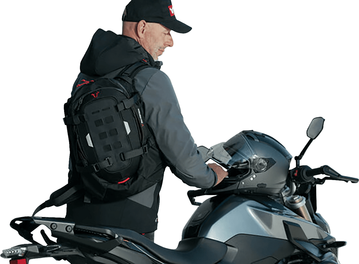 SW-MOTECH PRO Cosmo Backpack Black/Anthracite BC.RUC.00.004.30000 - Kelly Motorsports