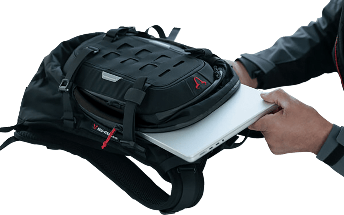 SW-MOTECH PRO Cosmo Backpack Black/Anthracite BC.RUC.00.004.30000 - Kelly Motorsports