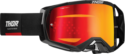 THOR Activate Goggle Black/Red with Iridium Mirror Lens - Part 2601-2794 - Kelly Motorsports
