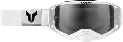 THOR Activate Goggle - Iconic White with Silver Mirror Lens - Part No. 2601-3705 - Kelly Motorsports