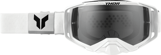 THOR Activate Goggle - Iconic White with Silver Mirror Lens - Part No. 2601-3705 - Kelly Motorsports