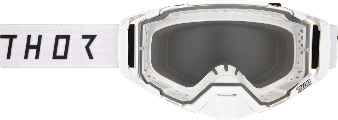 THOR Ascend LTD Goggle Synth White with Clear Lens – Part Number 2601-4019 - Kelly Motorsports