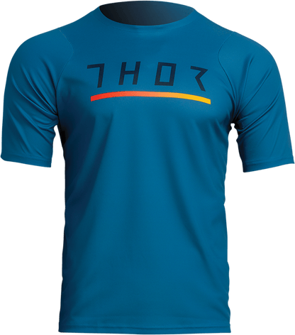 THOR Assist Caliber Short-Sleeve Jersey - Teal - Small by THOR, Part No. 5020-0014 - Kelly Motorsports