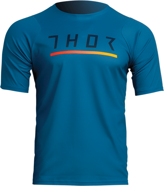 THOR Assist Caliber Short-Sleeve Jersey - Teal - Small by THOR, Part No. 5020-0014 - Kelly Motorsports