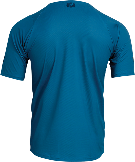 THOR Assist Caliber Short-Sleeve Jersey - Teal - Small by THOR, Part No. 5020-0014 - Kelly Motorsports