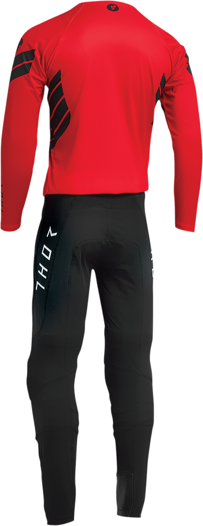 THOR Assist Sting Long-Sleeve Jersey - Red - XS | MTB & e-MTB Performance Gear - Kelly Motorsports