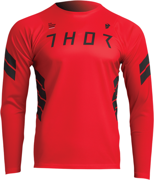 THOR Assist Sting Long-Sleeve Jersey - Red - XS | MTB & e-MTB Performance Gear - Kelly Motorsports