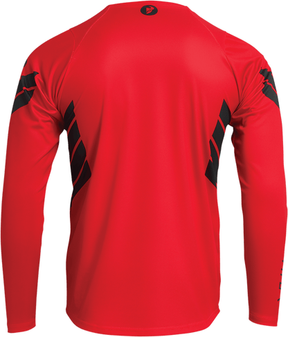 THOR Assist Sting Long-Sleeve Jersey - Red - XS | MTB & e-MTB Performance Gear - Kelly Motorsports