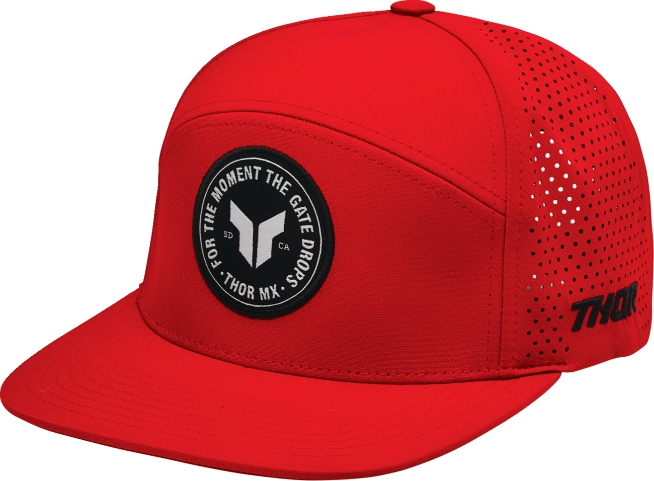 THOR Badge Hat - Red 2501 - 4284 - Kelly Motorsports