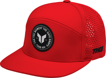 THOR Badge Hat - Red 2501 - 4284 - Kelly Motorsports