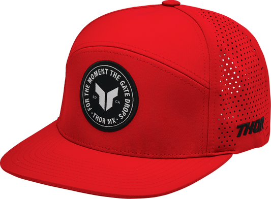 THOR Badge Hat - Red 2501 - 4284 - Kelly Motorsports