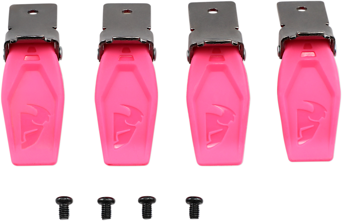 THOR Blitz Boots Buckle Kit - Women's Pink Replacement Buckle Set Part 3430 - 0859 - Kelly Motorsports