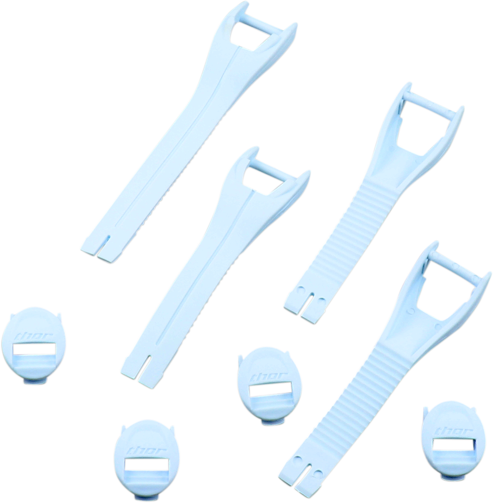 THOR Blitz XP MX Boot Straps for Women - Size 5 - 8, White - Part 3430 - 0874 - Kelly Motorsports