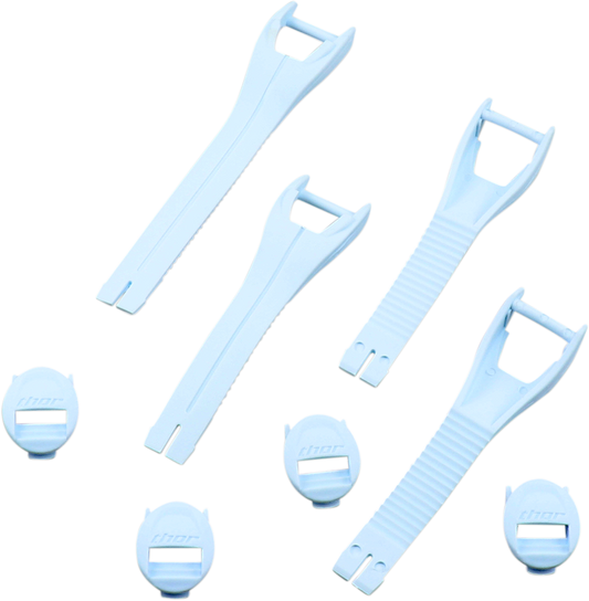 THOR Blitz XP MX Boot Straps for Women - Size 5 - 8, White - Part 3430 - 0874 - Kelly Motorsports