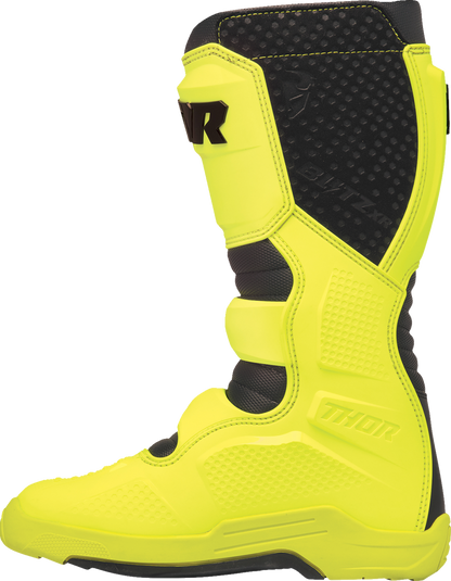 THOR Blitz XR Boots - Acid/Black US 12 | Durable Motorcycle Riding Gear - Kelly Motorsports
