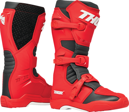 THOR Blitz XR Boots - Red/Charcoal, US 9 | Part Number 3410 - 3111 - Kelly Motorsports