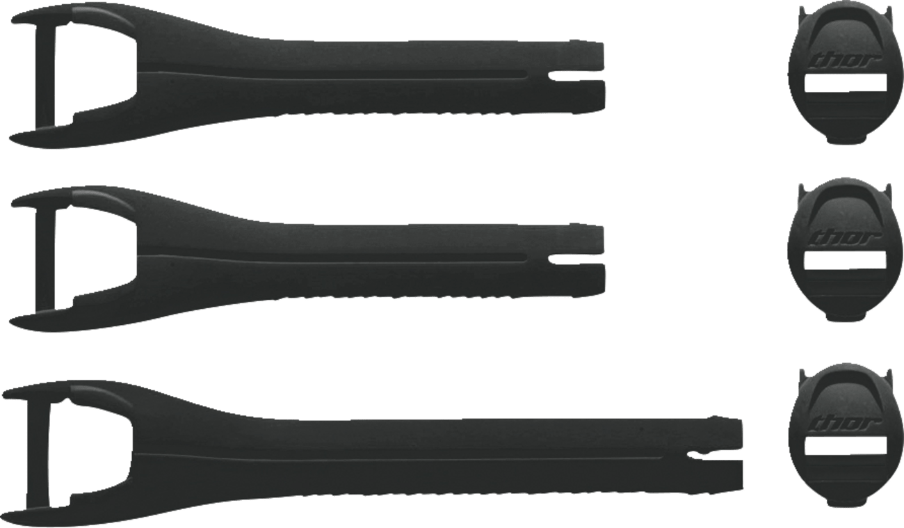THOR Blitz XR Boots Strap Kit - Black (Part 3430-1037) - Kelly Motorsports