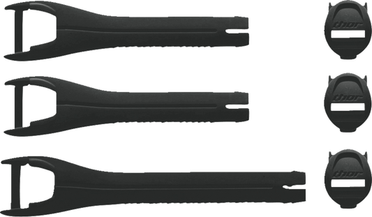 THOR Blitz XR Boots Strap Kit - Black (Part 3430-1037) - Kelly Motorsports
