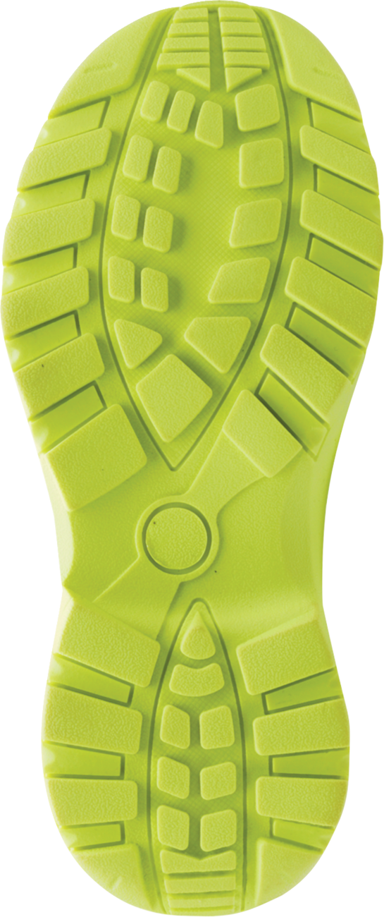 THOR Blitz XR Mini Boots - Acid US 12 - Durable Synthetic Construction with Adjustable Straps - Kelly Motorsports