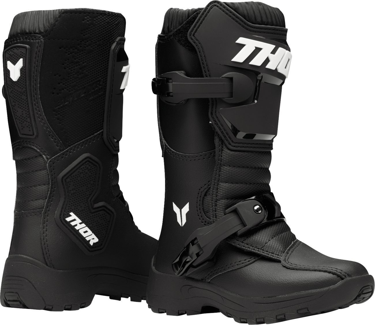 THOR Blitz XR Mini LTD Boots - Black US Size 10 - Part Number 3411 - 0787 - Kelly Motorsports