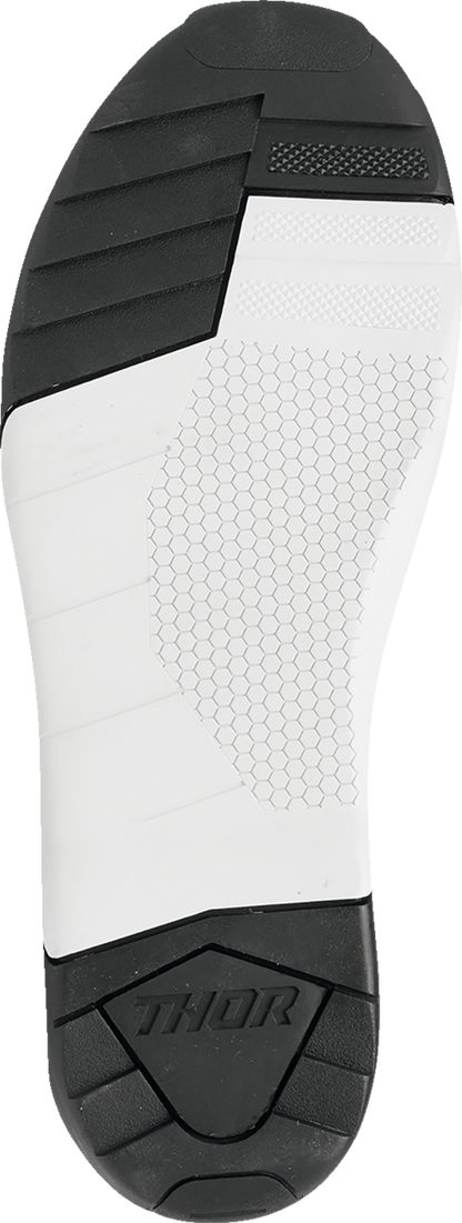 THOR Blitz XR Motorcycle Boots - Black and White, US 11 (Part No. 3410 - 3077) - Kelly Motorsports