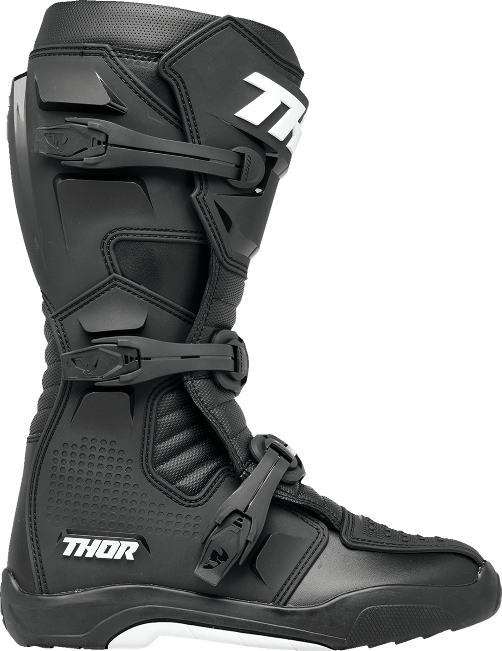 THOR Blitz XR Motorcycle Boots - Black and White, US 9 - Part 3410 - 3075 - Kelly Motorsports