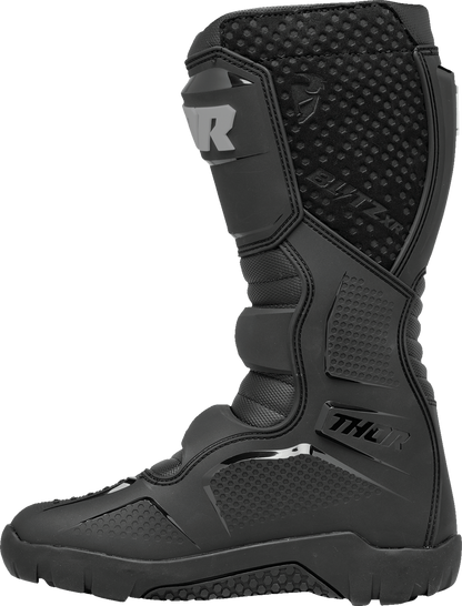 THOR Blitz XR Trail Boots - Black/Gray US Size 10 - Part Number 3410 - 3130 - Kelly Motorsports