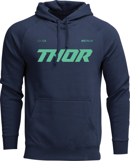 THOR Brave Pullover Hoodie - Navy by THOR, Part Number 3050-7237 - Kelly Motorsports