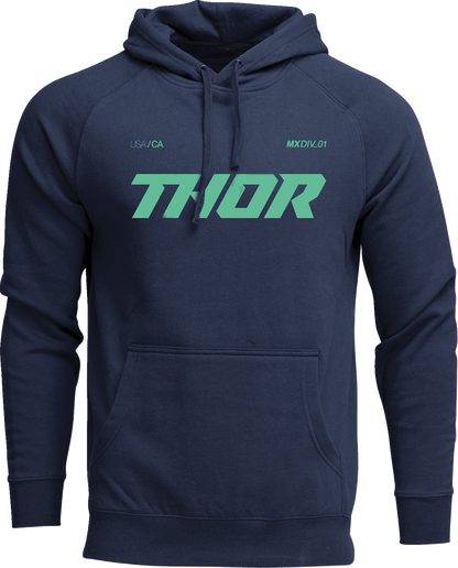 THOR Brave Pullover Hoodie - Navy - Large 3050-7239 - Kelly Motorsports