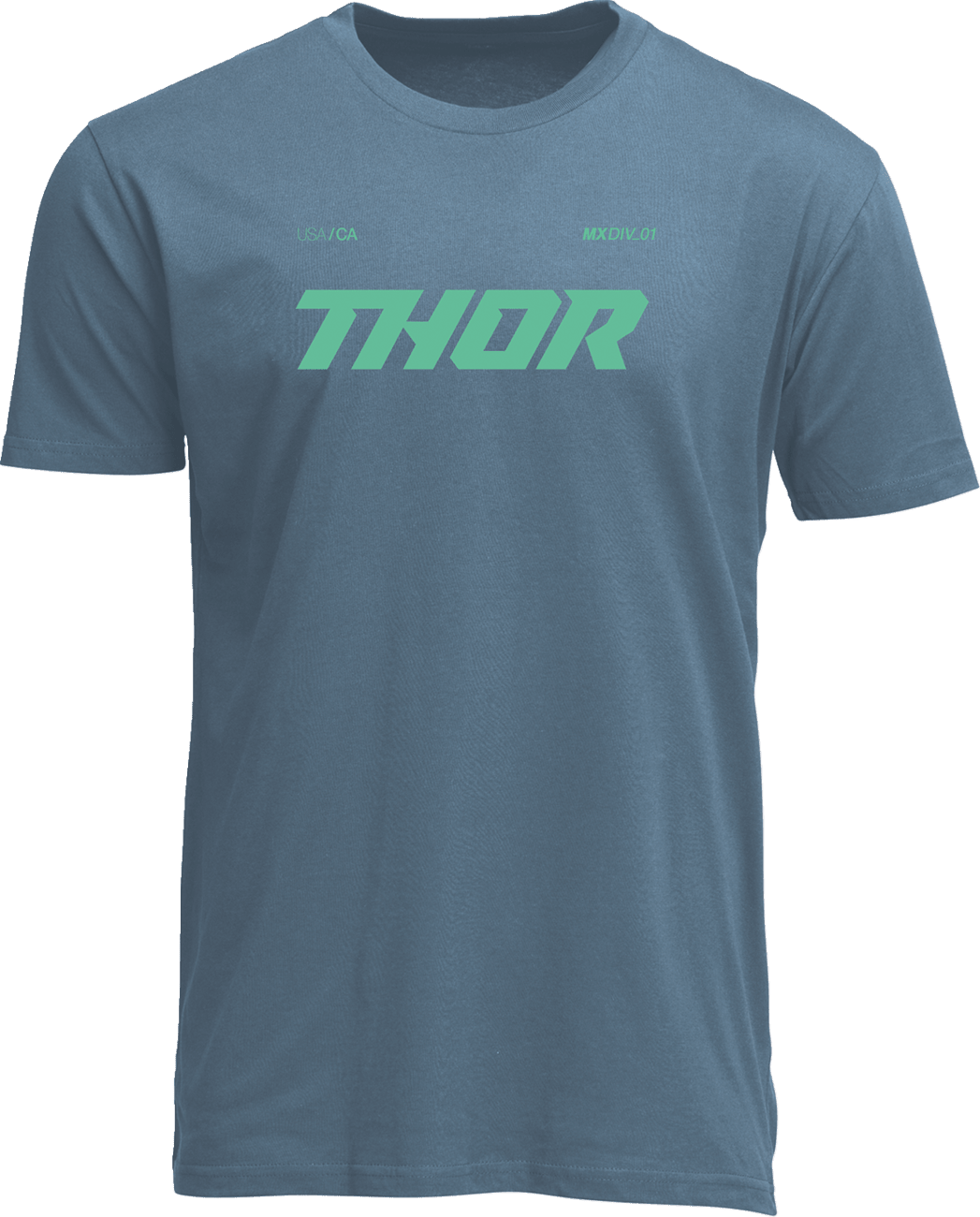 THOR Brave T-Shirt - Petrol Blue 5XL - 3030-25071 - Kelly Motorsports
