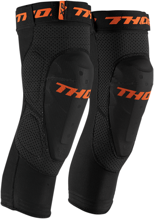 THOR Comp XP Knee Guards - Black, Size Large/X-Large, Part Number 2704-0487 - Kelly Motorsports