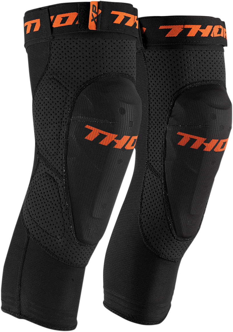 THOR Comp XP Knee Guards - Black, Size S/M, Part Number 2704 - 0486 - Kelly Motorsports
