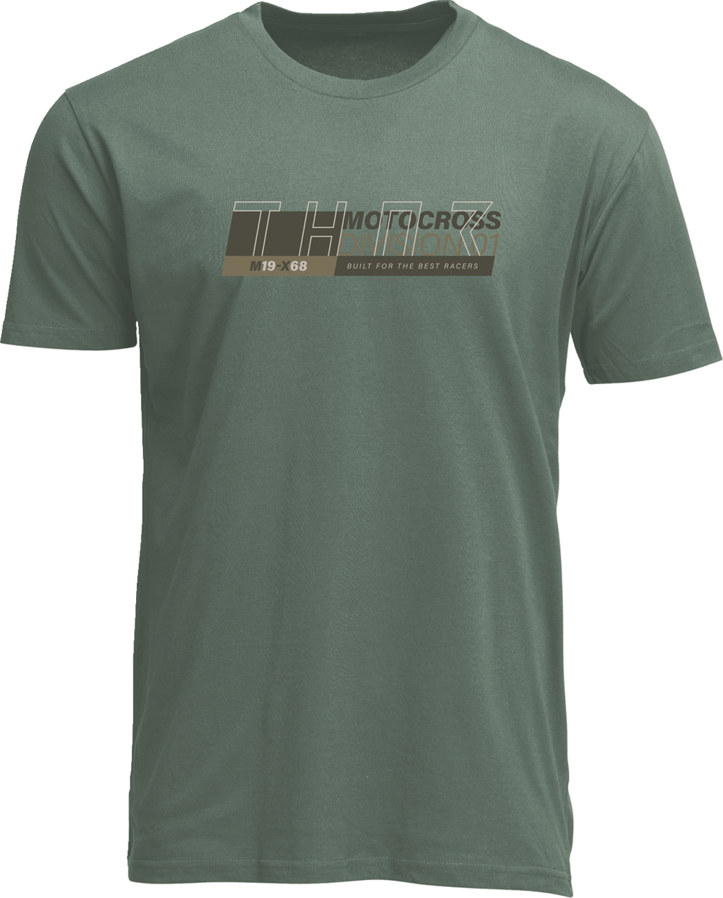 THOR Converge T-Shirt - Olive - 2XL | Part Number 3030-25081 - Kelly Motorsports