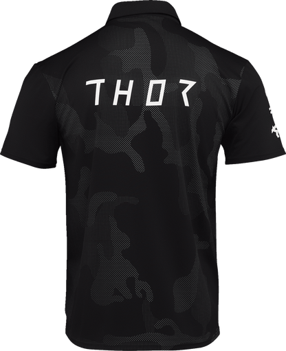 THOR Corpo Polo Shirt - Black - Large (Part No. 3040-3481) - Kelly Motorsports