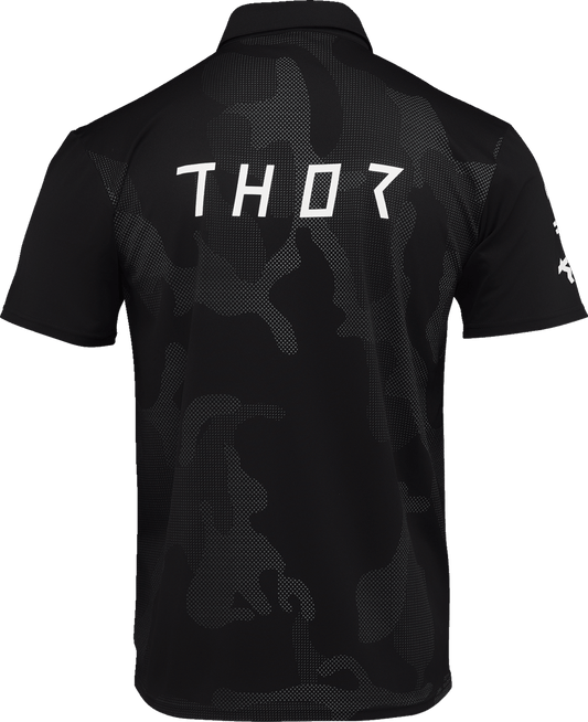 THOR Corpo Polo Shirt - Black - XL (Part No. 3040-3482) - Kelly Motorsports
