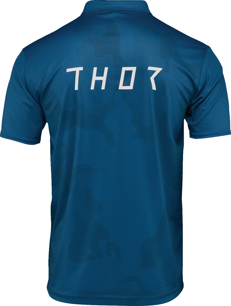 THOR Corpo Polo Shirt - Storm Blue - Medium (Part Number 3040-3488) - Kelly Motorsports