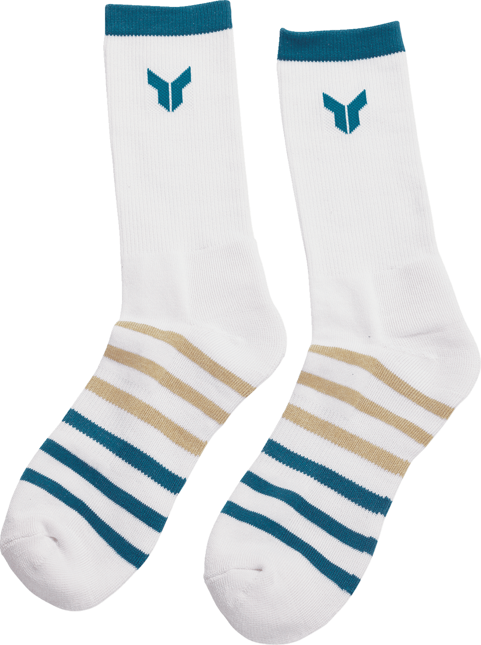 THOR Crew Socks White Large/XL 3-Pack - Model 3431-0855 - Kelly Motorsports