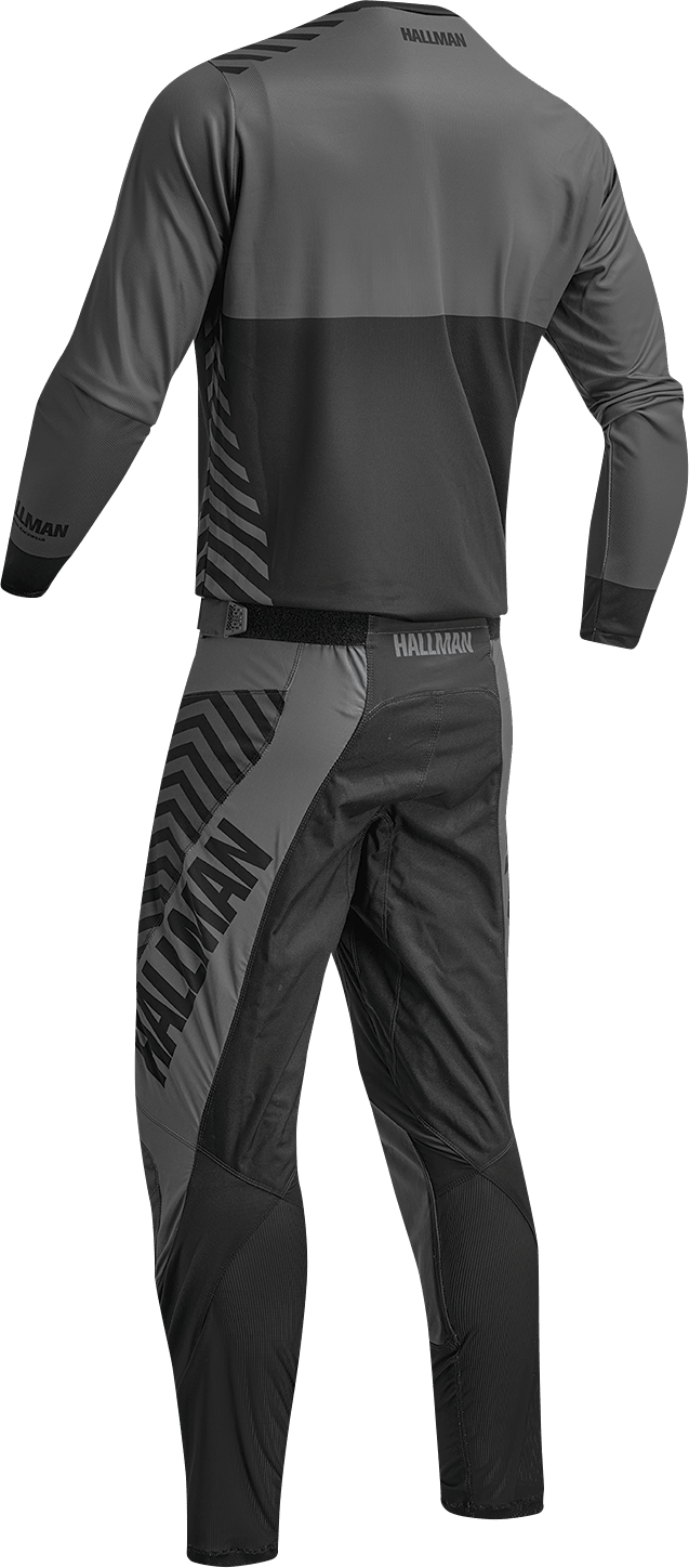 THOR Differ Slice Jersey - Charcoal/Black Medium (Part 2910-7128) - Kelly Motorsports