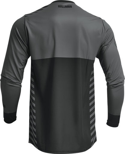 THOR Differ Slice Jersey - Charcoal/Black - Small by THOR, Part No. 2910-7127 - Kelly Motorsports