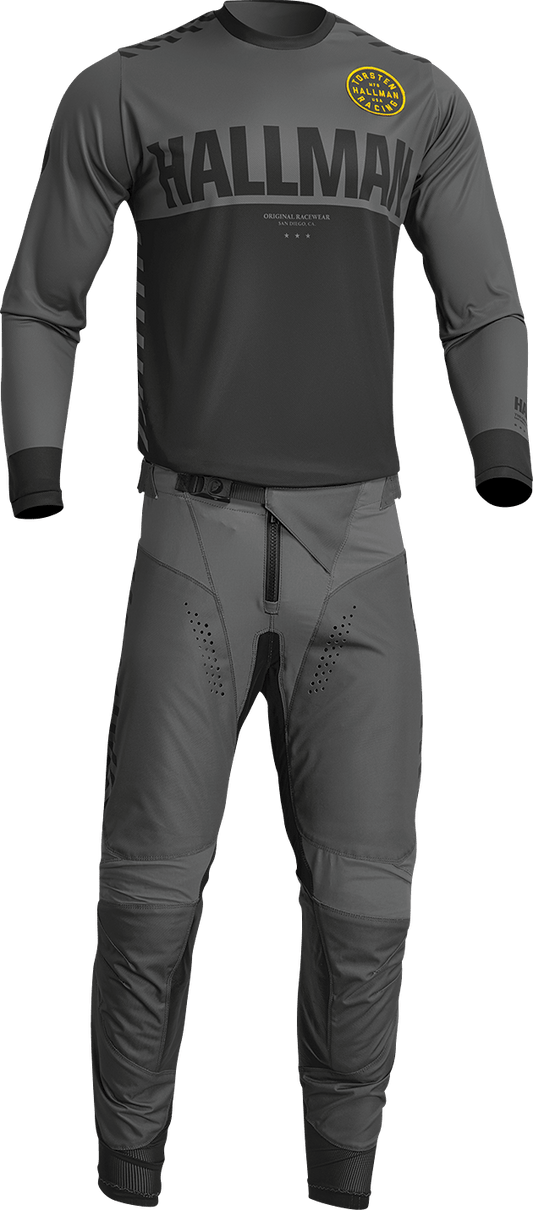 THOR Differ Slice Jersey - Charcoal/Black - Small by THOR, Part No. 2910-7127 - Kelly Motorsports