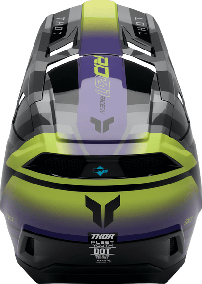 THOR Fleet Camber Helmet Polycarbonate/ABS Shell - Kelly Motorsports