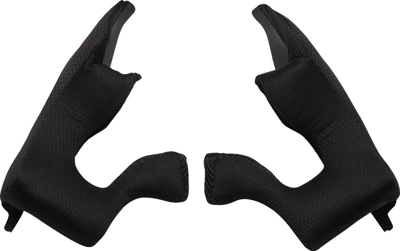 THOR Fleet Cheek Pads - Black - Large 0134 - 4076 - Kelly Motorsports