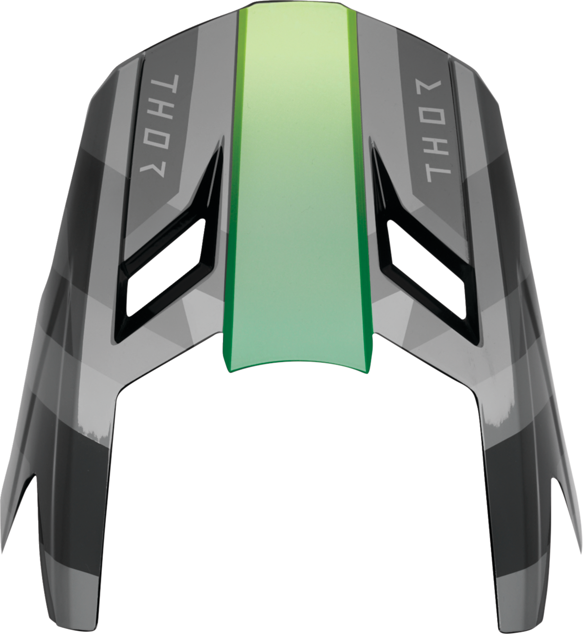 THOR Fleet Visor Kit - Camber Black/Green for L - 2XL Helmets - Part 0132 - 1976 - Kelly Motorsports