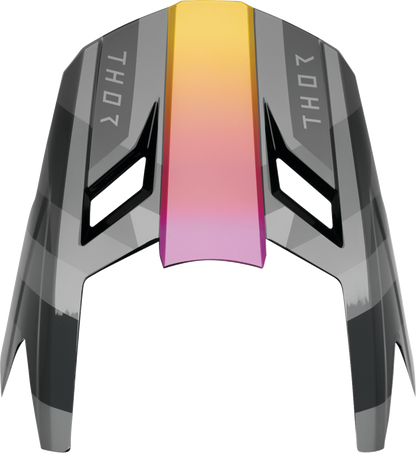THOR Fleet Visor Kit - Camber - Black/Magenta for XS - M Helmets (Part 0132 - 1977) - Kelly Motorsports