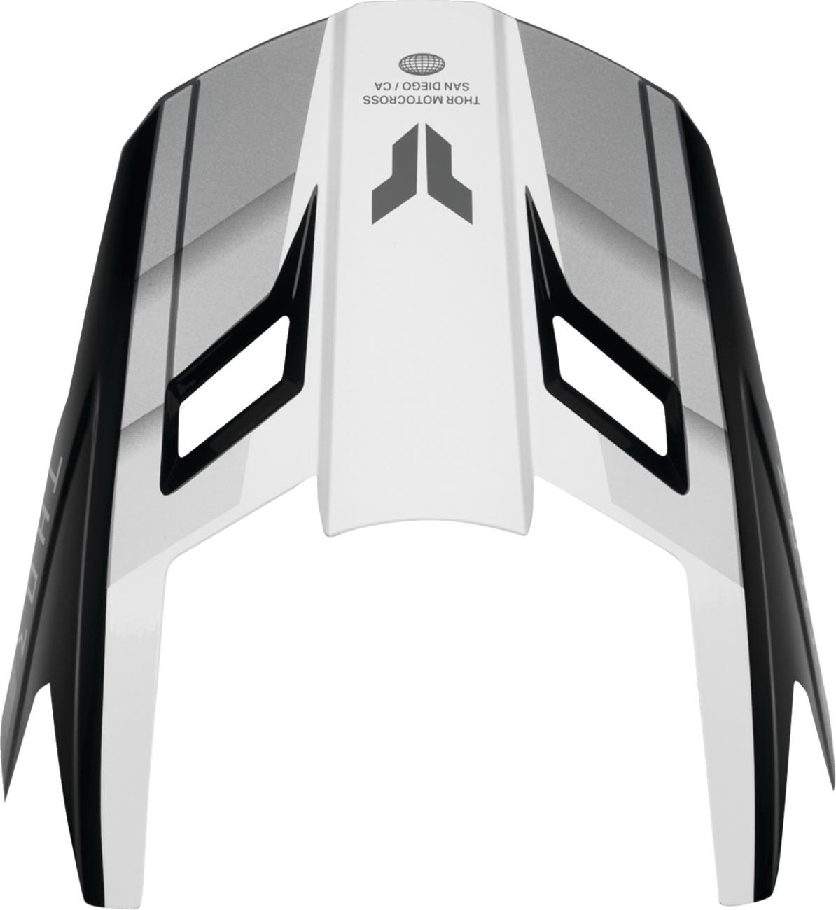 THOR Fleet Visor Kit - Defy - Black/White - XS - M (Part Number 0132 - 1985) - Kelly Motorsports