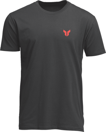 THOR Futura T-Shirt - Coal - Large (Part Number: 3030-25119) - Kelly Motorsports